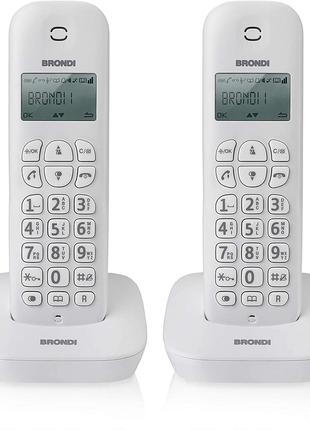 Беспроводные телефоны для дома Brondi Gala Twin