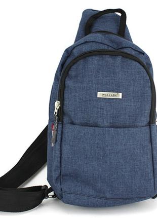 Рюкзак-сумка на одній лямці Wallaby 112 8L Синій