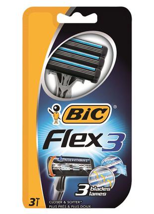 Набір бритв без змінних картриджів BIC Flex (3) 3 шт (30861232...
