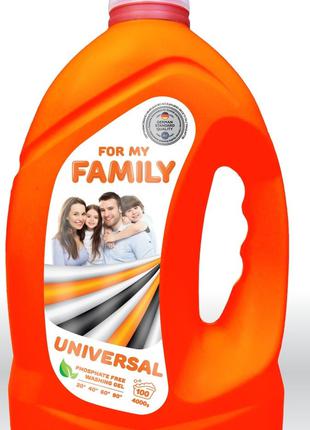 Гель для прання For My Family Universal 4 л.