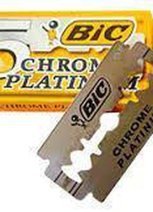 Лезвия для бритвы Т-образного станка BIC Chrome Platinum (3086...