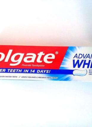 Зубная паста Colgate Advanced White 100мл