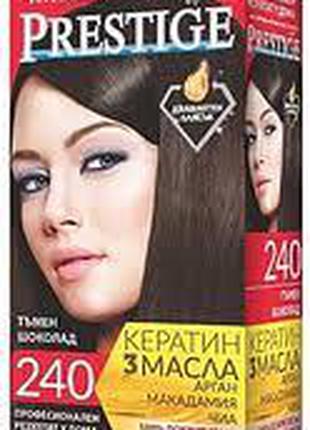 Крем-краска для волос Vip's Prestige 240 Темный шоколад 115 мл...