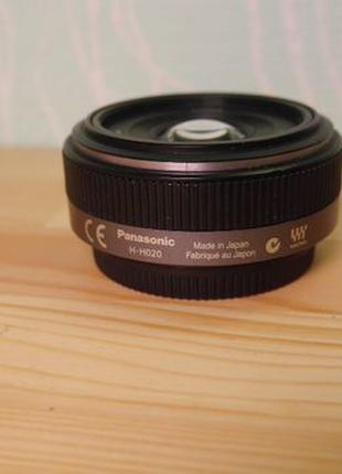 Объектив Panasonic Lumix G 20mm f/1.7 H-H020 micro 4/3 светоси...