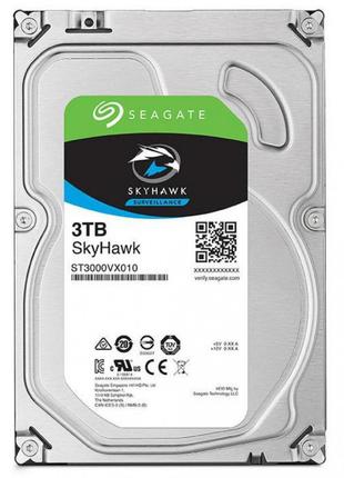 Жесткий диск 3.5" 3Tb Seagate SkyHawk, SATA3, 256Mb, 5400 rpm ...