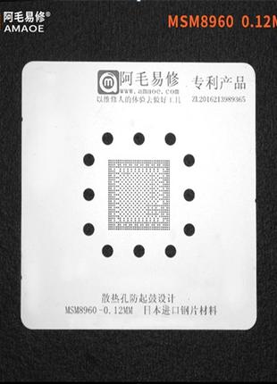 Трафарет BGA Amaoe MSM8960 CPU (0.12mm)