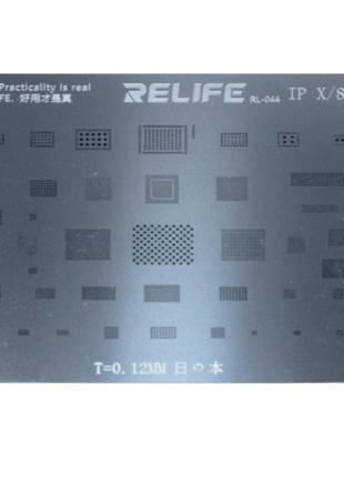 Трафарет BGA Relife A11 для iPhone 8 / 8 Plus / X (0.12mm) RL-044