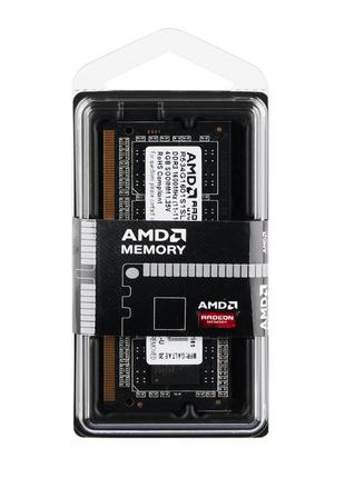 Память SO-DIMM 4Gb, DDR3, 1600 MHz (PC3-12800), AMD, 1.35V (R5...