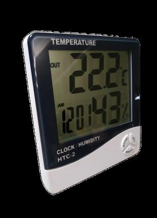 Термометр-гигрометр htc-2 цифровой электронный с выносным датч...