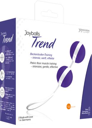 Вагинальные шарики - Joyballs Trend, purple/white