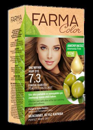 Крем-краска для волос без аммиака Farma Color 7.3 Ореховый Far...