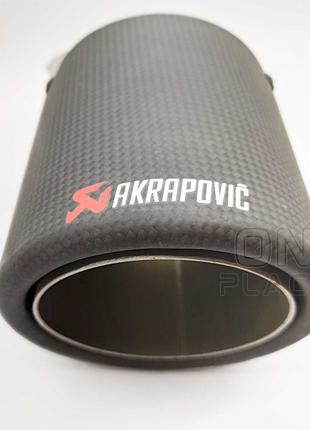 Насадка на глушитель Akrapovic Carbon 54мм-160мм (3748)