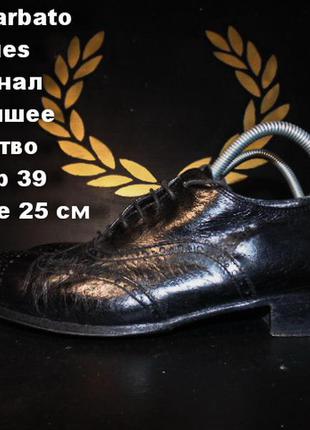Gianni barbato туфли размер 39.по стельке 25 см