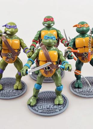 Фигурки Ниндзя Черепашки (классический набор) Ninja Turtles, TMNT