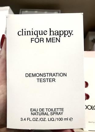 TESTER мужской туалетной воды Clinique happy / Клиник Хэппи / ...