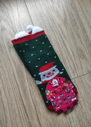 Новорічні різдвяні носочки шкарпетки новогодние носочки на 4-8...