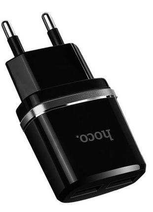Сетевое Зарядное Устройство Hoco C12 2 USB
