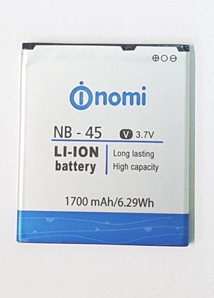 Аккумулятор Nomi NB-45 / i450, 1700 mAh AAAA (КАЧЕСТВО)