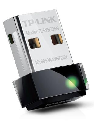 Сетевой адаптер USB TP-LINK TL-WN725N Wi-Fi 802.11g/n 150Mb, U...