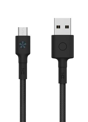 Кабель Xiaomi ZMI Micro USB Braided Cable 1m Black (AL603)