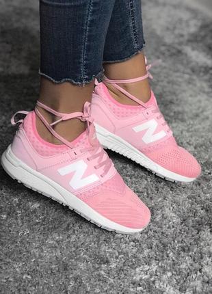 Кроссовки new balance розовые