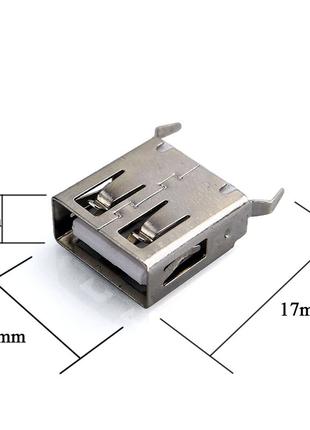 USB разъем 2.0 мама 1шт