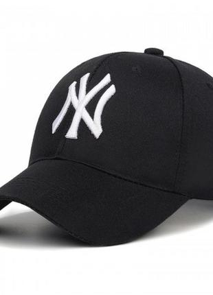 Кепка бейсболка ny (new york), унисекс черный