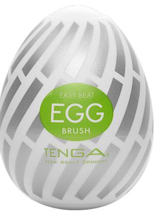 Мастурбатор-яйце Tenga Egg Brush з рельєфом у вигляді великої ...
