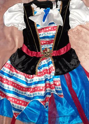 Платье пиратка на 9-10 лет