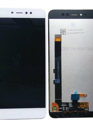 Дисплейный модуль (сенсор + дисплей) Xiaomi Redmi 5A БЕЛЫЙ Ori...