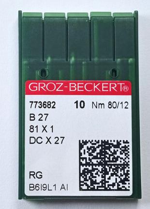 Иглы Groz-Beckert DCX27 № 80