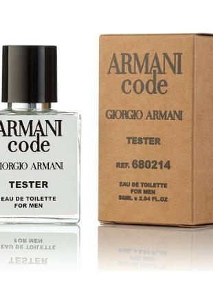 Тестер мужской туалетной воды Giorgio Armani Black Code/Джоржи...