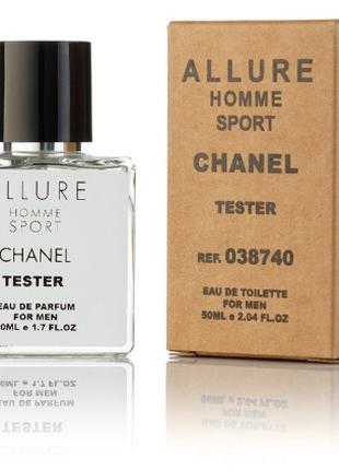 Тестер чоловічої туалетної води Chanel Allure Homme Sport / Ша...