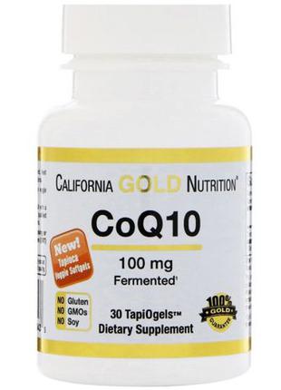 CoQ10, 100 мг, 30 табл. California Gold Nutrition,