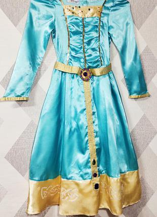 Платье мериды на 7-8 лет