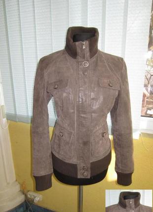 Модная женская кожаная куртка biaggini. италия. лот 845