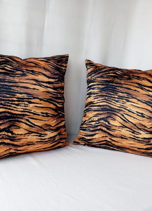Декоративные подушки "тигр",2шт,40×40см