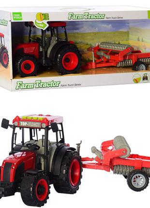 Трактор 6122E (12шт) инер-й,24см, сельхозтехника,муз-зв(англ),...