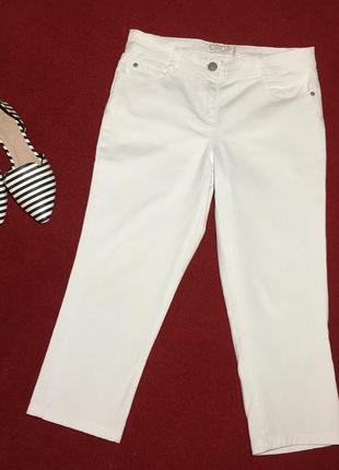 Летние белые капри, джинсы, брюки crop