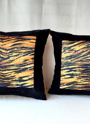 Декоративные подушки тигр-3,40×40,2шт