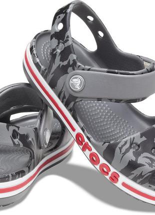 Босоножки сандалии крокс crocs bayaband printed sandal