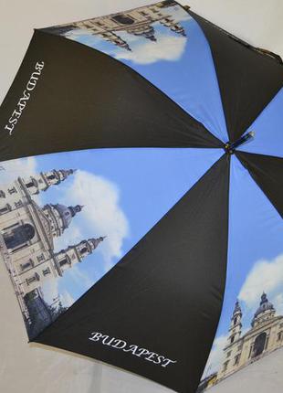 Зонт-трость з фото чудового міста будапешта