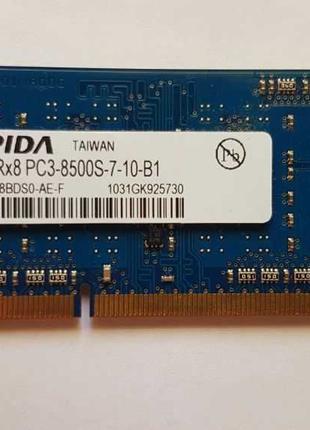 Пам'ять оперативна Elpida DDR3 1Gb SODIMM для ноутбука