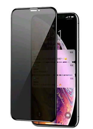 Защитное стекло антишпион Poco F3