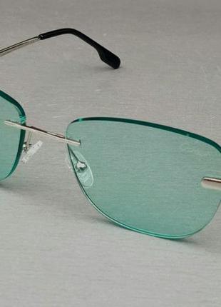 Cartier стильные солнцезащитные очки унисекс светло зелёные с ...