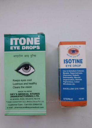 Аюрведичні очні краплі — Айтон, Itone. Айстеїн, Isotin