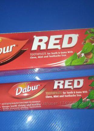 Аюрведична Зубна паста Ред Дабур 100 г, Dabur Red, карієс, інф...