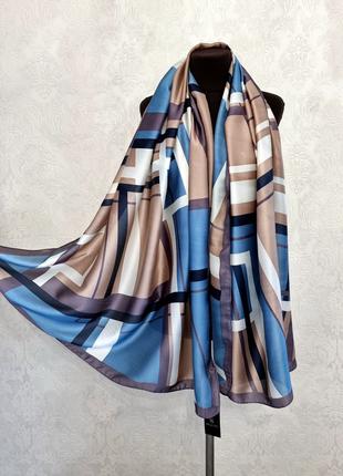 Палантин платок шарф шёлк разноцвет