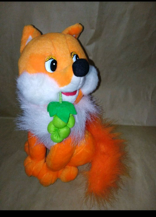 М'яка іграшка лисиця, що співає російською мовою. Кращий подаруно