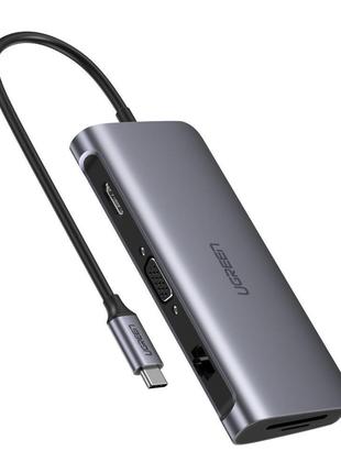 Многопортовый адаптер концентратор UGREEN USB C USB 3.0 HDMI, ...